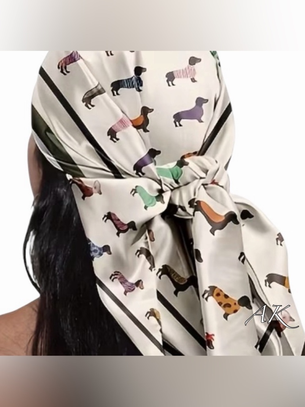 Dachshund Scarf Headscarf 🐾 Doxie Wiener